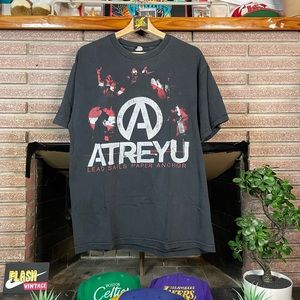 Vintage 2008 Atreyu Taste of Chaos Band Tour Promo Tee Size L